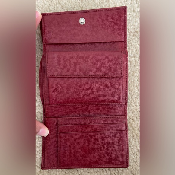 ✨Authentic Prada Burgundy Wallet✨ - Picture 6 of 11